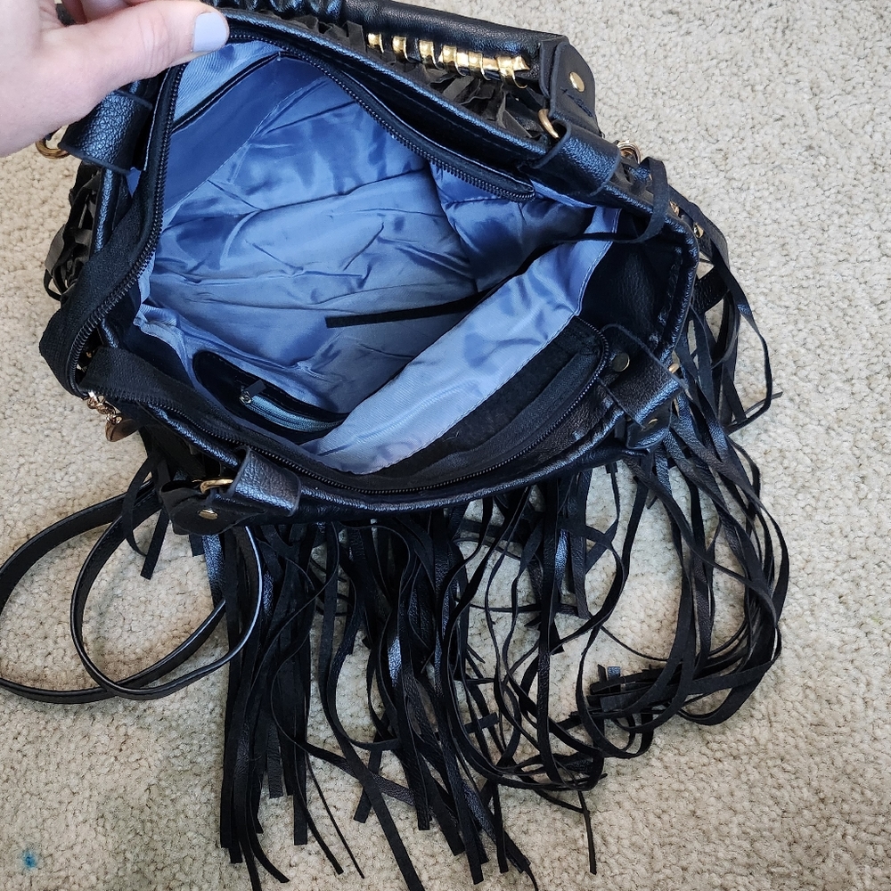 Steve Madden Brown Slide Sandals Black Gold Spheres Straps Size 9 + FREE BAG - Picture 9 of 10